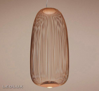 FOSCARINI Spokes 1 LED sospensione COPPER