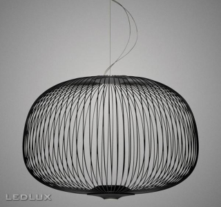 FOSCARINI Spokes 3 LED sospensione BLACK