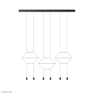 VIBIA Wireflow LINEAL 0325 04 /1B LED