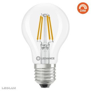 Ledvance LED Classic A 40 Filament DIM P 3.4W 2700K Clear E27
